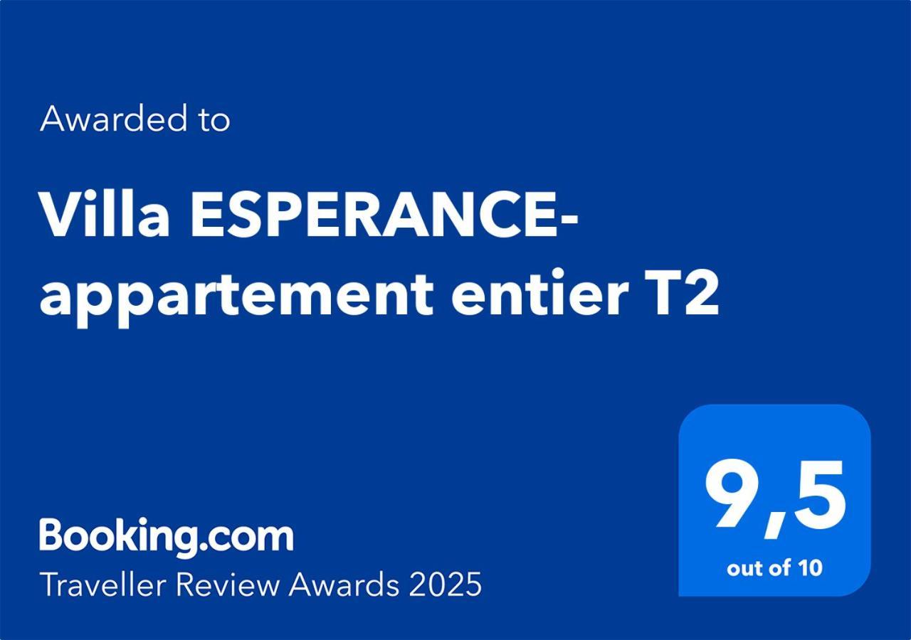 Villa Esperance- Appartement Entier T2 ラシオタ エクステリア 写真